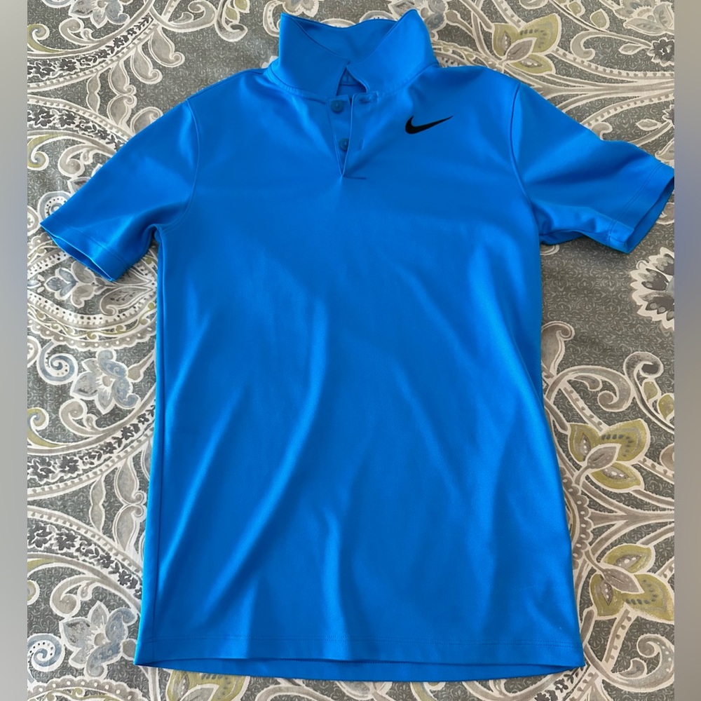 Nike Golf Dri-FIT Sky Blue Polo